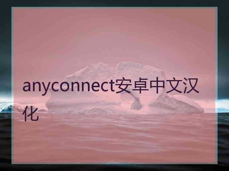 anyconnect安卓中文汉化